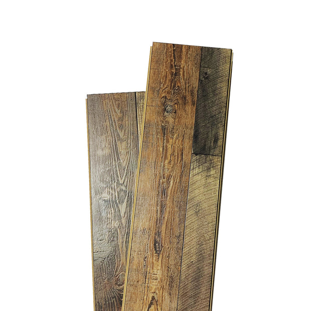 Load image into Gallery viewer, 12mm Laminate Wood Barnwood Brown- Pad Attached1