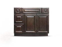 Load image into Gallery viewer, 42 Inch Bathroom Cabinet Vanity Heritage Espresso Left Drawers