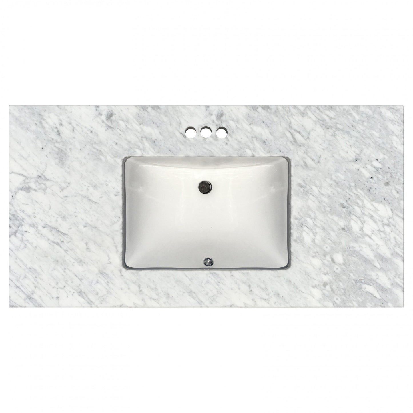 Encimera Prefabricada para Tocador de 43" de Ancho x 22" de Profundidad Bianca Carrera 2cm 4672