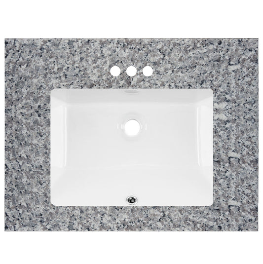 31" de ancho x 22" de profundidad encimera prefabricada Swan Grey 2 cm 5694