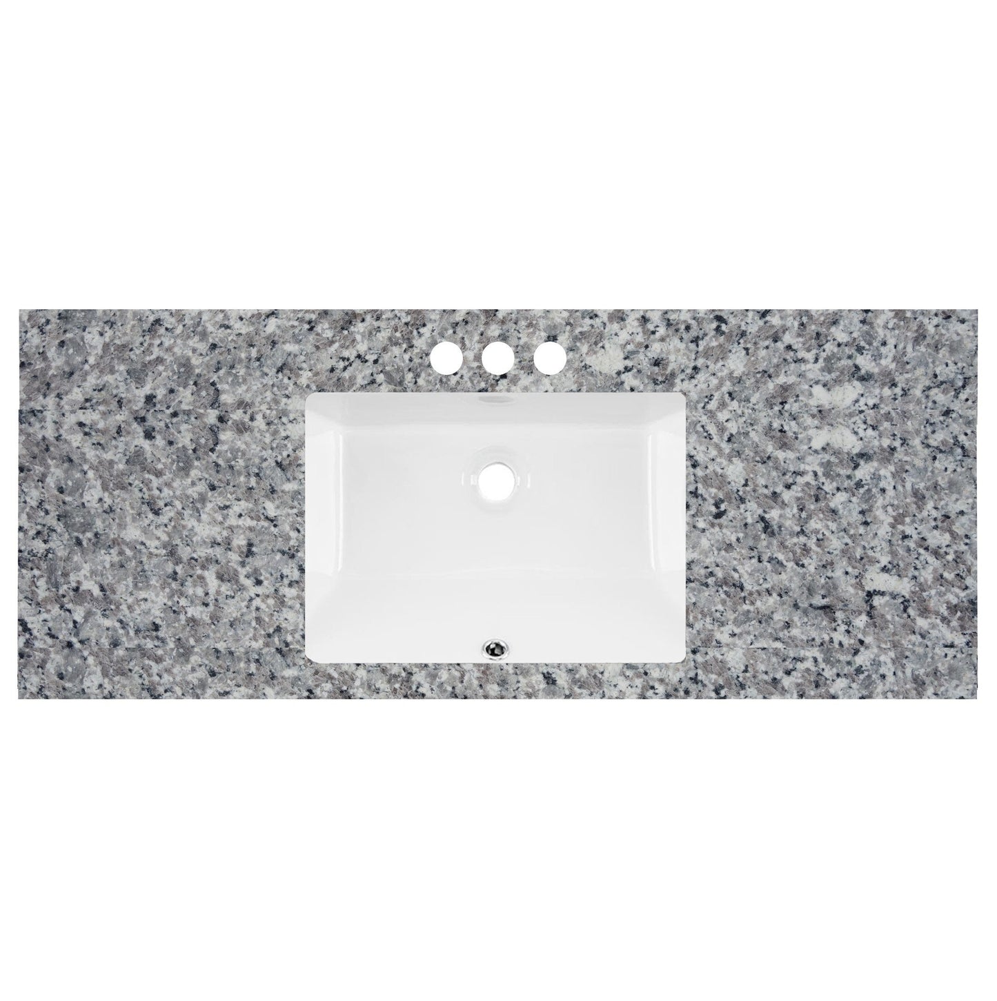Cubierta de tocador prefabricada de 49" de ancho x 22" de profundidad Swan Grey 2cm 5699