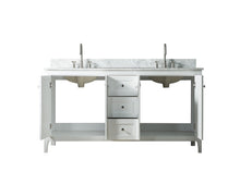 Load image into Gallery viewer, 60 Inch Wide Double Sink 1906 - Elaine White