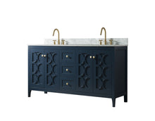 Load image into Gallery viewer, 60 Inch Wide Double Sink 1906 - Elaine Blue