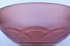 Round Tempered Artistic Glass Vessel Sink - "Moderna" (Brown)