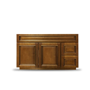 32.5" High - Old Height Vanity - VA8-Heritage Caramel-V4221D- LEFT