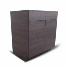 Load image into Gallery viewer, 30 Inch Bathroom Cabinet Vanity African Wenge  Right  Drawers