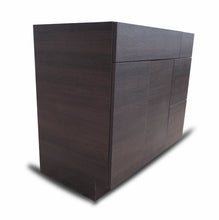 Load image into Gallery viewer, 36 Inch Bathroom Cabinet Vanity African Wenge Left  Drawers