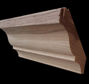3 1/4" Stain Grade Crown Molding Hickory