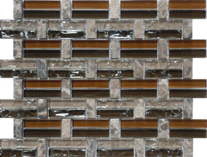 Crackled 233-64 12x12 Mosaic Tile